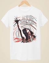 Evil Dead - Movie Poster Inspired Unisex White T-Shirt XXL white