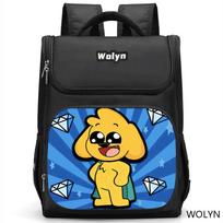 Mike Y Los Compas Backpack Print Children'S Elementary School Bag, Support Small size (grades 1-2) black