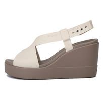 Crocs Brooklyn Lengvi Cementinės Pilkos Spalvos Basutės 'Pilka' Moteriškos 206222-16T 37-38 white