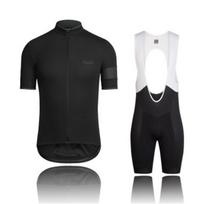 RAPHA Unisex Dviratininko Marškinėlių ir Šortų su Petnešėlėmis Rinkinys Kvėpuojantis Veikimo Rinkinys L