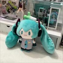 Mielas Hatsune Miku Vocaloid pliušinis žaislas Mielas Kawaii anime minkštas lėlės žaislas su galvos apdangalu Minkštas pliušinis žaislas gerbėjams ir kolekcionieriams Mergaitei 15cm