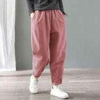 Velvetinės Kelnės Moteriškos Rudens ir Žiemos Laisvos Didelio Dydžio Su Pūkeliu Storio Džinsinės Kelnės Atsitiktinės Harlan Kelnės XXXXL gray
