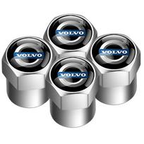 Skirta Volvo 4 vnt. Automobilio rato padangos vožtuvo dangteliai Dulkių priedai Volvo XC40 XC90 V40 V90 V60 XC60 S80 S60 S90 C40 V70 XC70 C30 C70 black