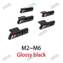 BMW M2 M3 3D ABS priekinių grotelių emblema M4 M5 G31 G32 G38 Mini automobilio kėbulo patobulinimo M6 E92 E93 F36 F30 priedai G05 G11 G01 G02 M3