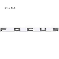 Metalinis 3D ženklelis Raidė Logotipas Automobilio Galinės Bagažinės Kėbulo Lipdukas Emblema Ford Focus ST linijai X Blizgus Juodas Priedai gray