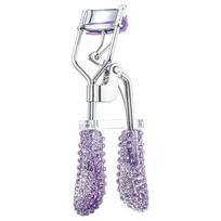 Convenient Rhinestone Eyelash Aid Carbon Steel Wide-angle Eyelash Curler  Home Use