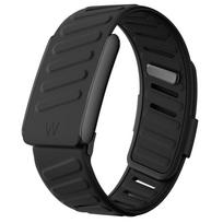 For Whoop 5.0 MG Colorful Silicone Sports Straps Bracelet PEAK/LIFE With U-shaped Metal Frame MG Replacement Wristband For WHOOP 5.0 black