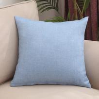 Vienos spalvos lininė pagalvės užvalkalas: Odinė sofos pagalvės užvalkalas, kvadratinis, užpildas neįtrauktas 45*45cm Cover Only (1 piece)