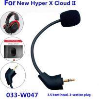 1Pcs Gaming Headsets Headphones For Kingston Hyperx Cloud 2 Ii X Core Pro Silver Cloudx Replacement Game Mic 3.5Mm Microphone A3