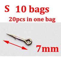 Didmeninė prekyba 10 maišelių Metalinis masalas Spike Carp Fishing Hook Masalas Sting Boilies Pin Red Worm Live masalo kabliukai Ronnie Rig red
