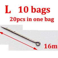 Didmeninė prekyba 10 maišelių Metalinis masalas Spike Carp Fishing Hook Masalas Sting Boilies Pin Red Worm Live masalo kabliukai Ronnie Rig red