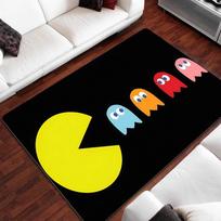 Pac-Man animacinių filmų spausdinimo kilimas vaikai žaidžia kilimu svetainė miegamasis gražus kilimas, neslystantis durų kilimėlis fotografavimo rekvizitai 60x90cm