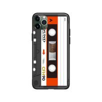 Retro garso kasetė Vintage 80s stiliaus minkštas silikoninis telefono dėklo dangtelis skirtas iPhone 6s 7 8 Plus X XR XS 11 12 13 mini Pro Max iPhone 13 Mini