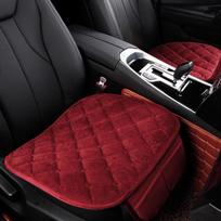 Flokuotas audinys Automobilio sėdynės užvalkalas Apsauga Universalus Priekinis Galinis Šiltas Šilta Automobilio sėdynės pagalvėlės apsauga Kilimėlis su skirtas SUV 1 red front black