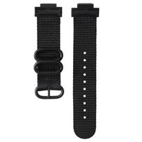 Skirtas Casio G-SHOCK GA110/100/120 GM/GA2100 Modifikuotas vyriškas nailono drobinis laikrodžio dirželis DW-5600 GW-B5600 GW-M5610 „Pasidaryk pats“ sportinio laikrodžio apyrankė black