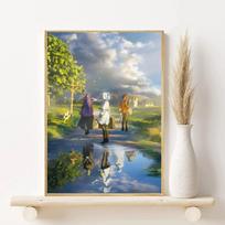 Frieren Anime Plakatas HD menas lipnus sienai atsparus vandeniui namų svetainės miegamojo baro estetinė apdaila 30cm×40cm NoFrame beige