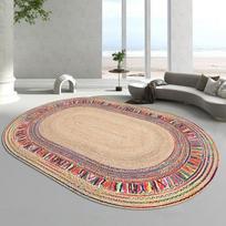 Ovalus kilimas svetainei, kilimas po sofa, kilimėlis studijai, kilimėlis po kavos staliuku, namų kambario kilimėlis, kilimėlis prie lovos miegamajame 120 * 160cm