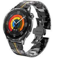 22 mm Luxucu metalinis dirželis Huawei Watch GT 5 Pro GT5 GT4 GT3 GT2 laikrodžiui, nerūdijančio plieno apyrankė Huawei Watch 5/4/3Pro laikrodžiui, Correa Huawei Watch 5 46mm black