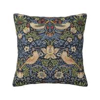 Individualus William Morris braškių vagies raudonas pagalvės užvalkalas 40x40cm Gėlių tekstilės raštas Minkšta miela pagalvė Namų dekoras 30x30cm 12x12in