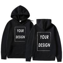 Jūsų nuosavo dizaino logotipas paveikslėlis personalizuotas individualus bet kur vyrams moterims pasidaryk pats11 gobtuvai megztinis laisvalaikio gobtuvas L black