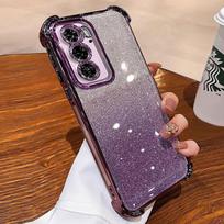Realme C75 dėklas prabangus blizgus dangtelis skirtas OPPO Realme C 75 C71 C61 C63 skaidrus minkšto silikono smūgiams atsparus telefono dėklas RealmeC75 dovana Realme C71 levanda