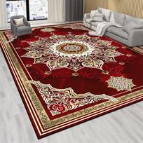 Persiški prabangūs raudoni kilimai svetainei, didelio dydžio kilimas, neslystantis kilimėlis kavos staliukams, namų dekoracija, miegamojo poilsio zonos kilimas Tapis Salon 120*160cm