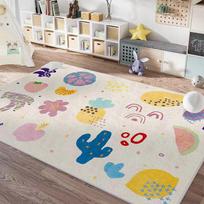 Mielo animacinio stiliaus imitacinio kašmyro kilimas Vaikų kambariui Miegamajam Svetainei Minkštas neslystantis laipiojimo kilimėlis Nešvarus plaunamas kilimas 40X60CM