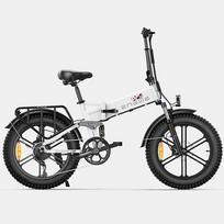 Elektrinis dviratis sulankstomas Engwe Engine X 20 colių riebios padangos 250W variklis 48V 13AH pilna pakaba suaugusiųjų e-dviratis didžiausias greitis 25 km/h LCD ekranas balta