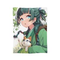 Vaistininko dienoraščiai Anime Maomao Antklodė Vilna Ruduo/Žiema Daugiafunkcinė Šilta Pledas Lovai Miegamojo Patalynė 30x40in