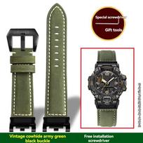Casio G-Shock Mudmaster GWG-2000/GWG-2040 keičiama odinė laikrodžio apyrankė vyrams; mada GWG-2000mm gray