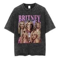 Britney Spears Paris Hilton Lindsay Lohan  You Can't Sit With Us  Vintažinio plovimo Mėmės Marškinėliai, Unisex Y2K It Girl Gerbėjo Gatvės Aprangos T-shirt, 100% Medvilnė S auksas