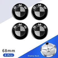 4 vnt. 68 mm automobilio ratlankio centrinio dangtelio lipdukai Stilius BMW M Performance 1 3 5 7 serijai X1 X2 X3 X4 X5 X6 X7 M3 M5 M7 gray