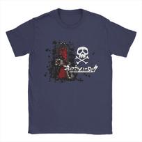 Captain Harlock Galaxy Express 999 Mens T Shirts Tee Shirt Short Sleeve Round Collar TShirts Pure Cotton Big Size Clothes XL black