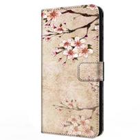 Knygos odos mielas dėklas, skirtas Samsung Galaxy A12 A02 A03s A42 A32 4G A52s 5G, piniginė, su gėlių piešiniu, šauni stovėjimo funkcija, atverčiamas A 03s 12 Galaxy A52s 5G&Case & Strap