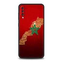 Maroko Vėliava Maroc Marokas Paso Telefono Dėklas Skirtas Samsung A56 A36 A26 A34 A17 A16 A06 A14 A12 A54 A72 A22 A52 A50 A40 A32 Dangtelis Samsung A22 5G
