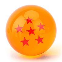 7,6 cm Dragon Ball Z Anime figūrėlė Karštai parduodamas Kristalinės kamuolys žaislas 1 2 3 4 5 6 7 žvaigždžių Dragon Balls Darbalaukio dekoracija Žaislas Vaikų dovana orange
