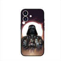 Telefono dėklas Samsung Galaxy S25 S23 S22 S24 FE Ultra Plus A56 A05 A06 A15 A16 A57 S7 Edge Dėklas Kino Žvaigždės Darths Wars Vaders Galaxy A16 black