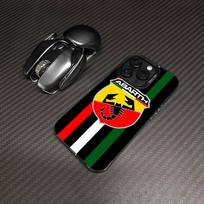 A-Abarth LOGO telefono dėklai IPhone 17 16 15 14 13 12 11 Plus Pro Max Pro spalvos matinis dangtelis iPhone 17pro max