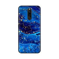 Skirta Xiaomi Redmi 8 dėklas Redmi8 Dažytas galinis dangtelis Minkštas silikoninis telefono dėklas Skirta Xiomi Redmi 8 hongmi8 TPU buferis Coque 6.22 colio Redmi 8 blue