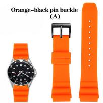 Skirta Casio nardymo laikrodžiui Swordfish MDV-106 MTP-VD01 MDV-107 efr-303l serijai Derva Silikono dirželis Žalias 22mm Atsparus vandeniui laikrodžio dirželis 22mm orange
