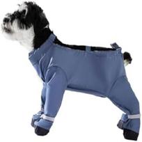 Dog Boots Leggings Waterproof Dogs Pants Anti-dirty Dog Clothes Breathable Dust Pants Adjustable Jumpsuit Straps Pet Supplies L mėlyna