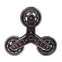 2Pcs Stair Climbing Shopping Cart Wheel Trolley Casters Sliding Rollers Replacement Casters for Laundry Cart Enduring 1