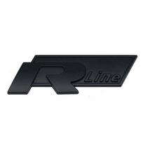 Metalinis Rline R ženklelis Emblema Lipdukas Golf Polo Passat Jetta Bora Beetle T-Roc Automobilio Priekinės Grotelės Šoninės Bagažinės Lipdukas