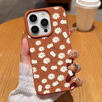 Daisy Case For Motorola Moto Edge 50 Neo Pro 50 60 Fusion Stylus G84 G05 G15 G34 G75 G85 G54 G35 Play 2025 Trendy Leather Cover Motorola Edge 50 Neo brown