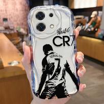 CR7 dėklas Xiaomi Redmi Note 14 13 12 11 10 Pro Plus 5G 9 14C 13C 4G 12C 10C 10S A2 A1 atsparus smūgiams minkštas skysto silikono dangtelis Redmi A1 A2