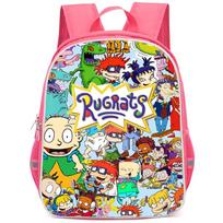 Rugrats žaidimas Anime kuprinė Studento mokyklinė rankinė Kompiuterio krepšys blue