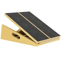 Incline Board for Relief Exercises, 4 Adjustable Angles, Non-Slip, Wood 40 x 31 x 28 cm