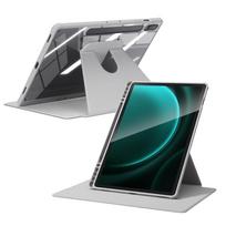 Dėklas Samsung Galaxy Tab S10 Lite SM-X406B Magnetinis dėklas Tab S10FE S9FE S9 Magnetinis stovas PU Odos Apsauginis dangtelis (Grey,Tab S10FE)