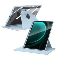 Dėklas Samsung Galaxy Tab S10 Lite SM-X406B Magnetinis dėklas Tab S10FE S9FE S9 Magnetinis stovas PU Odos Apsauginis dangtelis (Sky Blue,Tab S9) dangaus mėlyna spalva