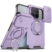 Capa for Xiaomi 17T Pro 15T 14T Pro Case for Xiaomi Mi 17T Cover Armor Slide Camera Ring Magnetic Stand Shockproof Phone Funda Xiaomi 14t gray